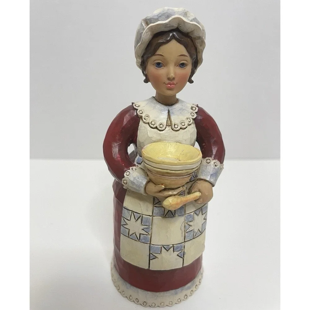 Jim Shore Woman Figurine 2012 Fall Thanksgiving 